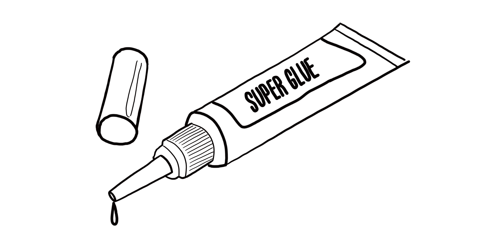  Illustration of glue
